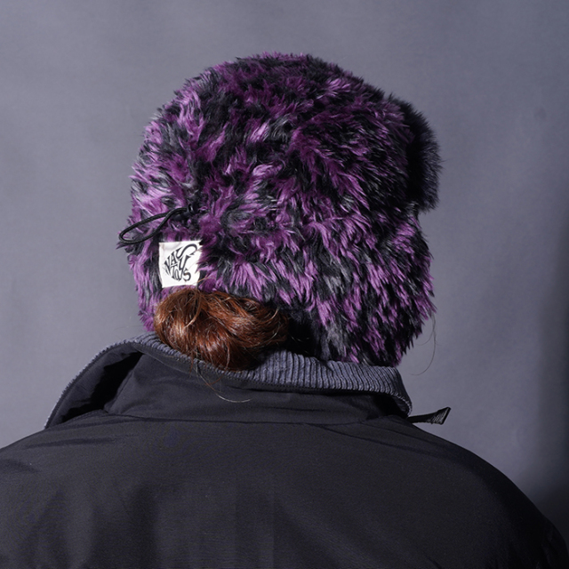 NTH-250102 / 「LEOPARD Flight Cap / PURPLE」フライトキャップ