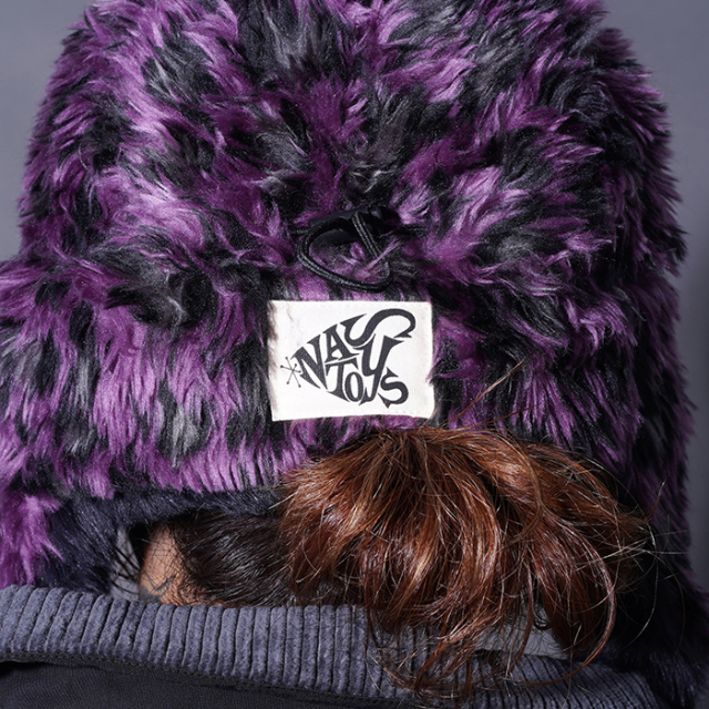NTH-250102 / 「LEOPARD Flight Cap / PURPLE」フライトキャップ