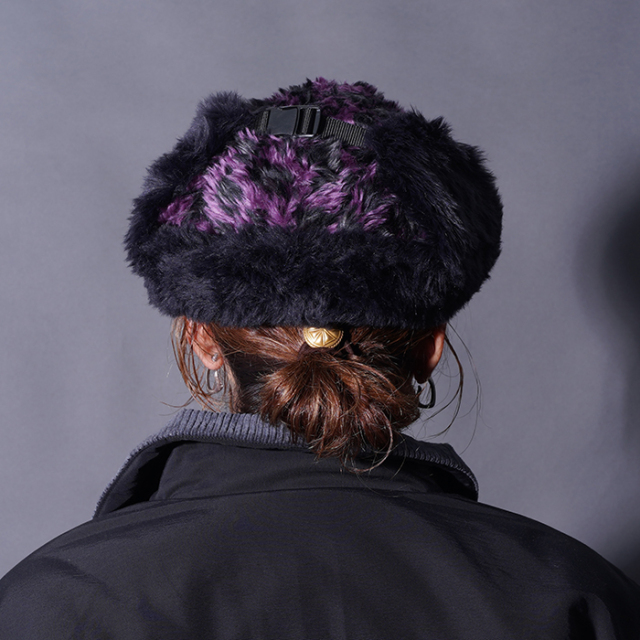 NTH-250102 / 「LEOPARD Flight Cap / PURPLE」フライトキャップ