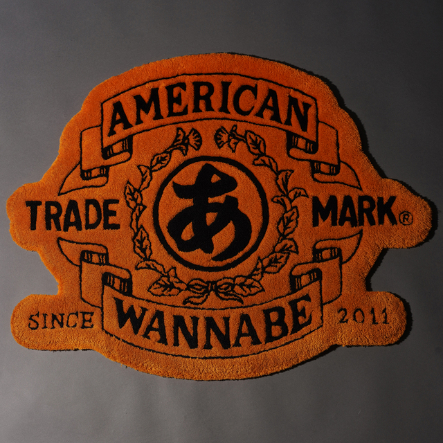受注販売】THE AMERICAN WANNABE「TRADE MARK RUG MAT product by