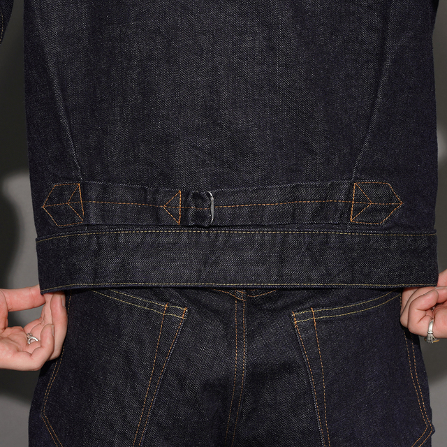 BSFJ-16408 /「14oz Denim Pleats Jacket / Dark Indigo」14オンス
