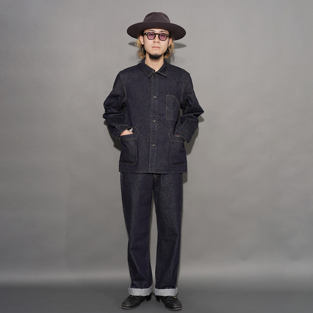 BSFJ-15401 /「Denim Delta Jacket / Dark Indigo」デニムデルタジャケット