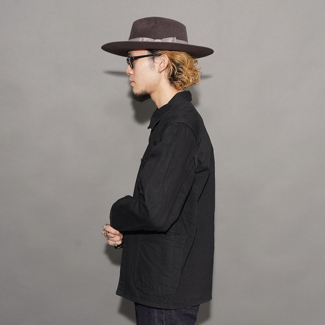 BSSJ-22402 /「15oz Black Denim Delta Jacket / Deep Black」15オンス