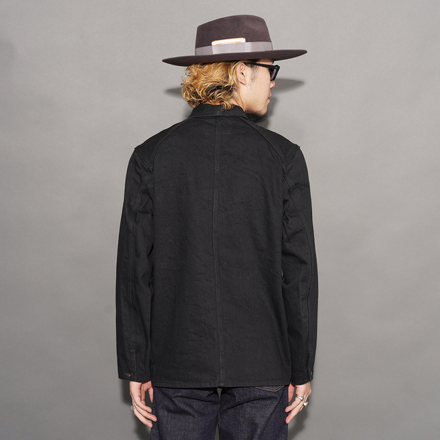 BSSJ-22402 /「15oz Black Denim Delta Jacket / Deep Black」15オンス