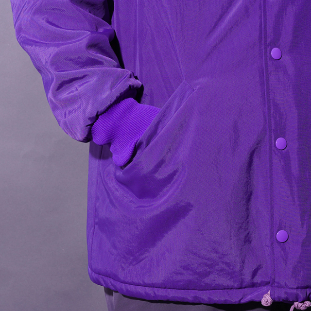 AWJ-250202 /「TEAM LOGO LONG COACH JACKET / PURPLE」ロングコーチ