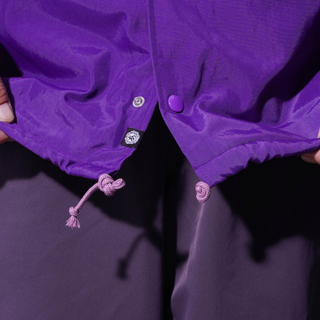 AWJ-250202 /「TEAM LOGO LONG COACH JACKET / PURPLE」ロングコーチ