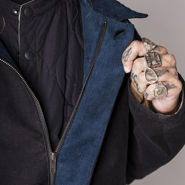 NASTOYS/ナストイズ「Motorcycle Coat」モールスキンモーターサイクル 