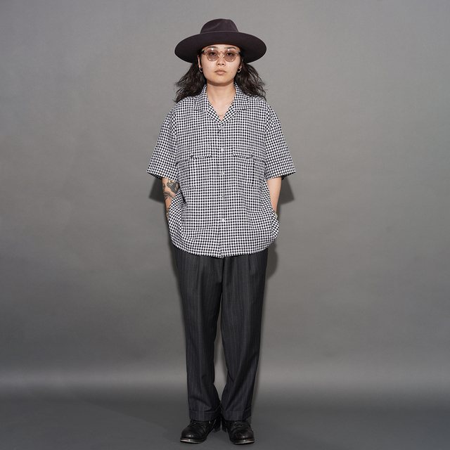 PORTER CLASSIC / ポータークラシック「KEROUAC LINEN GINGHAM CHECK PORTER CLASSIC / ポータークラシック「KEROUAC LINEN GINGHAM CHECK