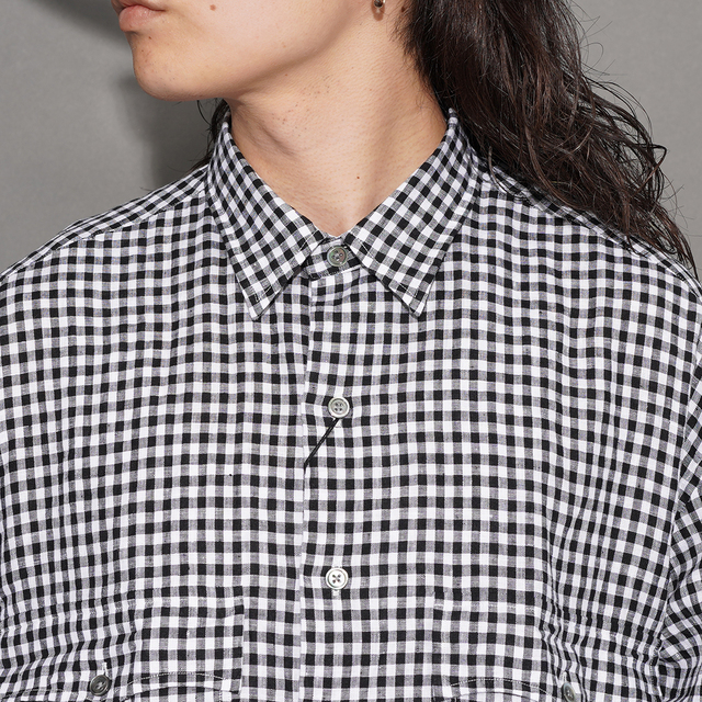 PORTER CLASSIC / ポータークラシック「ROLL UP LINEN GINGHAM CHECK