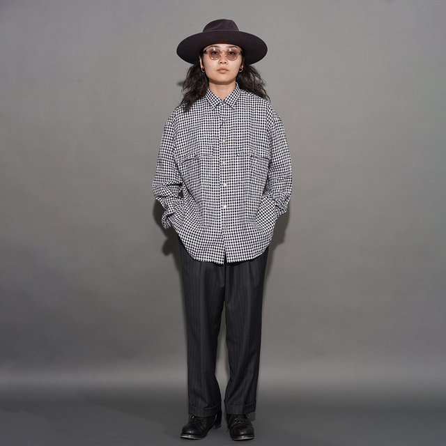 PORTER CLASSIC / ポータークラシック「ROLL UP LINEN GINGHAM CHECK