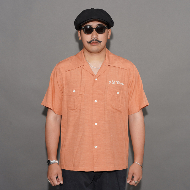 OC6107 /「MC SERVICEMAN - S/S WORK SHIRTS / PINK」S/Sワークシャツ