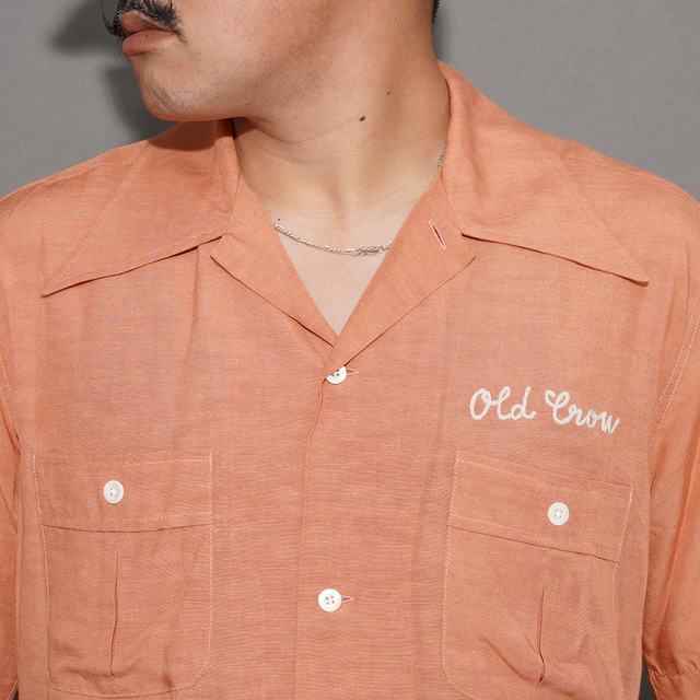 OC6107 /「MC SERVICEMAN - S/S WORK SHIRTS / PINK」S/Sワークシャツ