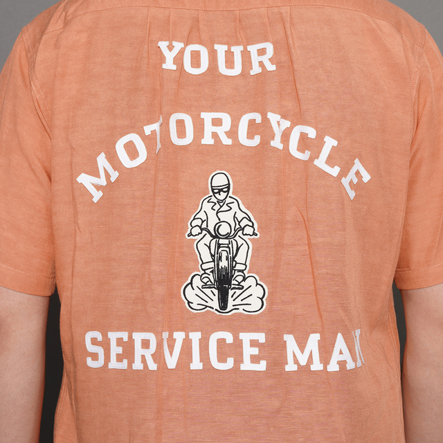 OC6107 /「MC SERVICEMAN - S/S WORK SHIRTS / PINK」S/Sワークシャツ