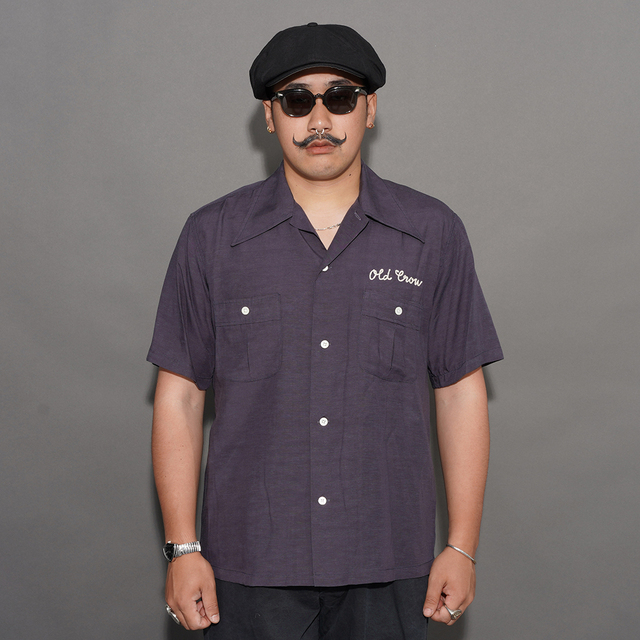 OC6107 /「MC SERVICEMAN - S/S WORK SHIRTS / NAVY」S/Sワークシャツ