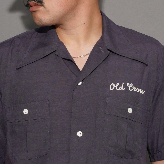 OC6107 /「MC SERVICEMAN - S/S WORK SHIRTS / NAVY」S/Sワークシャツ