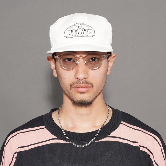 D-00004 / 「TRUCKER CAP / WHITE」 ロゴトラッカーキャップ