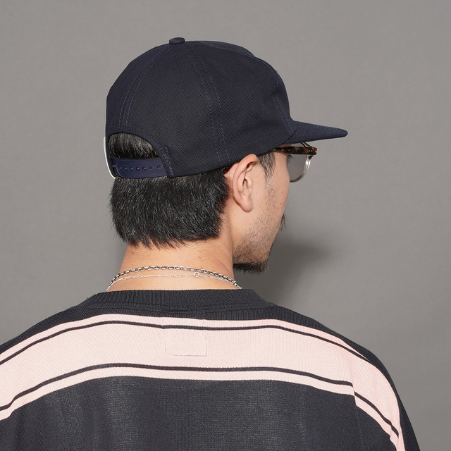 D-00004 / 「TRUCKER CAP / NAVY」 ロゴトラッカーキャップ