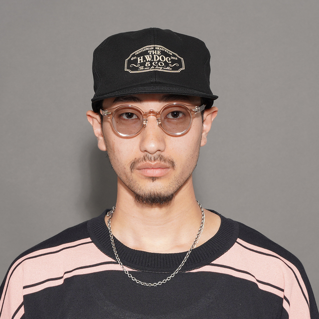 D-00004 / 「TRUCKER CAP / BLACK」 ロゴトラッカーキャップ
