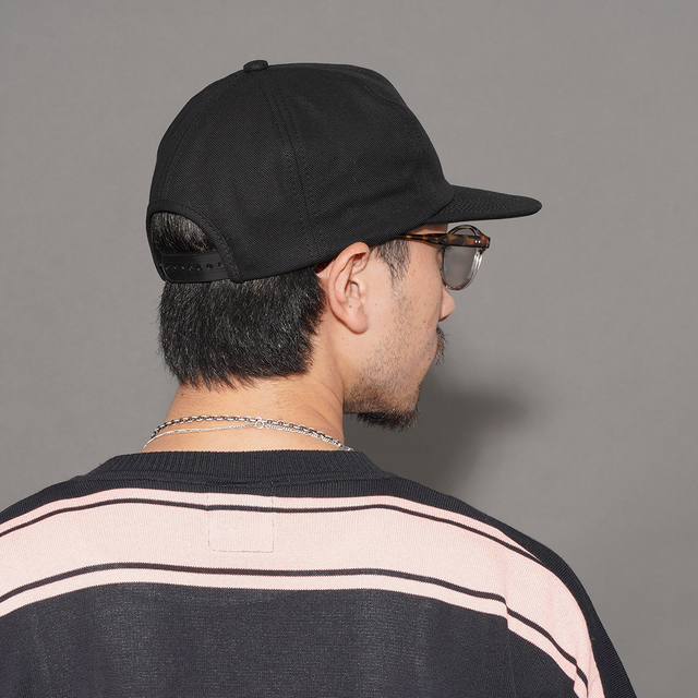 D-00004 / 「TRUCKER CAP / BLACK」 ロゴトラッカーキャップ