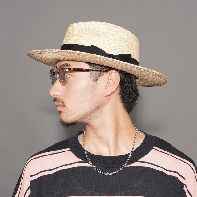【バイオパウダー付】カーリスパッド 大 テラソフト D-01155 /「ARTISAN BAO TEARDROP / NATURAL」バオストローハット