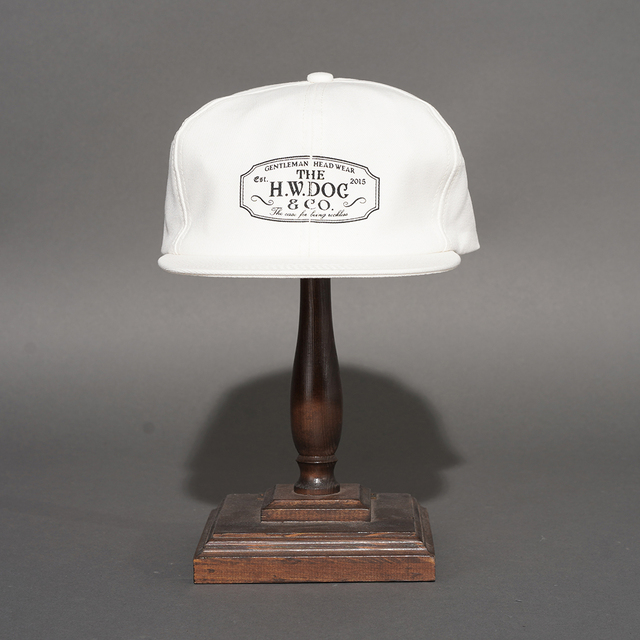 D-00004 / 「TRUCKER CAP / WHITE」 ロゴトラッカーキャップ