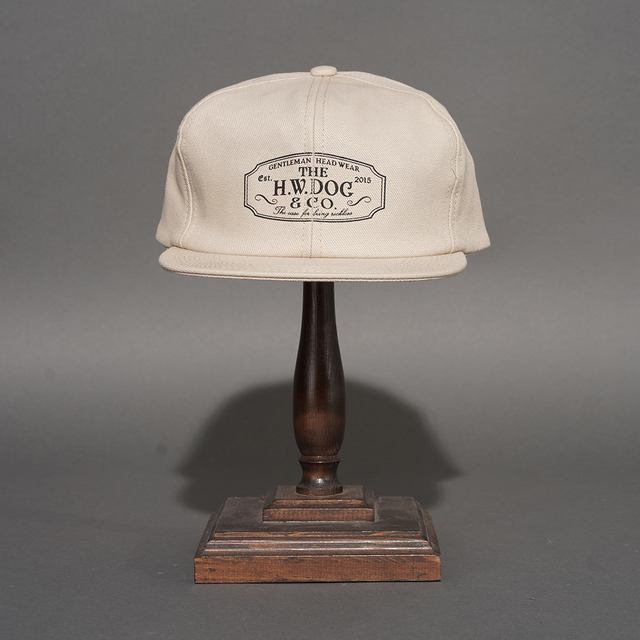 D-00004 / 「TRUCKER CAP / BEIGE」 ロゴトラッカーキャップ