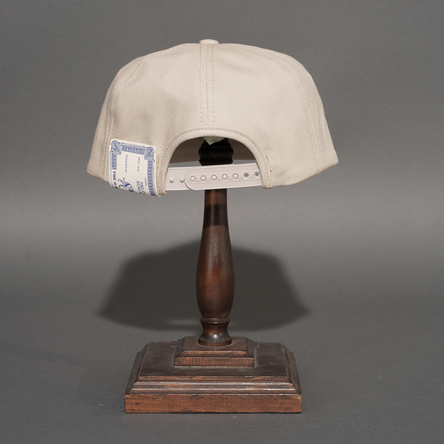 D-00004 / 「TRUCKER CAP / BEIGE」 ロゴトラッカーキャップ