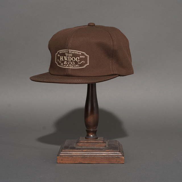 D-00004 / 「TRUCKER CAP / BROWN」 ロゴトラッカーキャップ