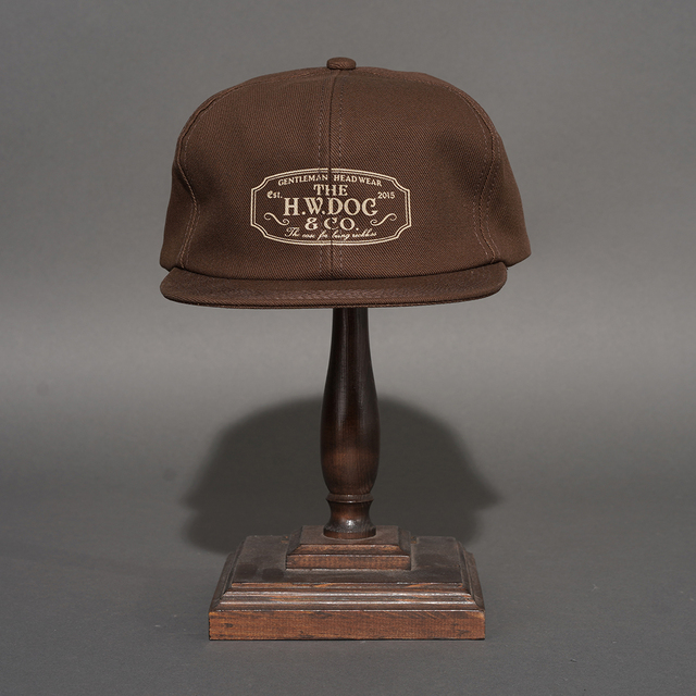 D-00004 / 「TRUCKER CAP / BROWN」 ロゴトラッカーキャップ