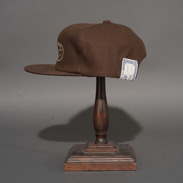 D-00004 / 「TRUCKER CAP / BROWN」 ロゴトラッカーキャップ