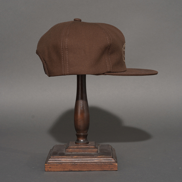D-00004 / 「TRUCKER CAP / BROWN」 ロゴトラッカーキャップ