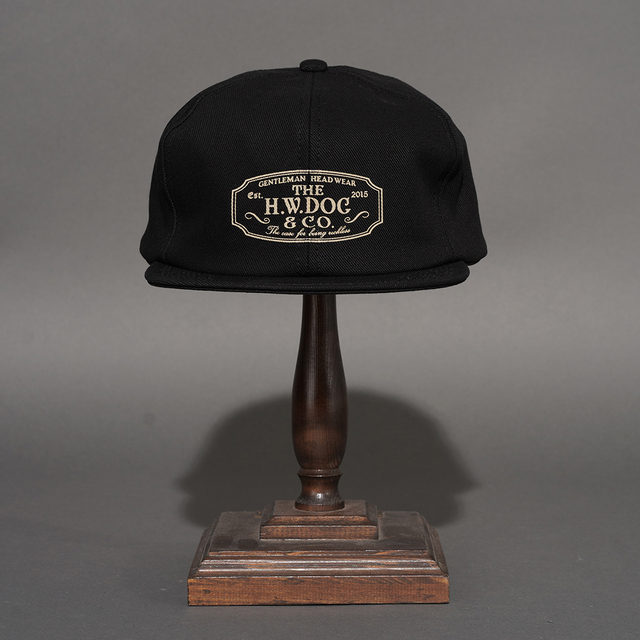D-00004 / 「TRUCKER CAP / BLACK」 ロゴトラッカーキャップ