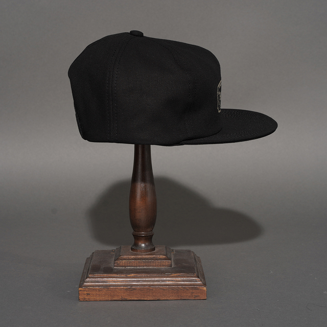 D-00004 / 「TRUCKER CAP / BLACK」 ロゴトラッカーキャップ