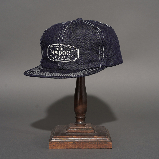 D-00004 / 「TRUCKER CAP - Denim / INDIGO」 ロゴトラッカーキャップ