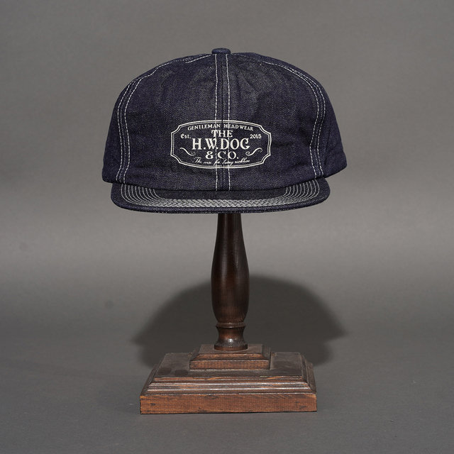 D-00004 / 「TRUCKER CAP - Denim / INDIGO」 ロゴトラッカーキャップ