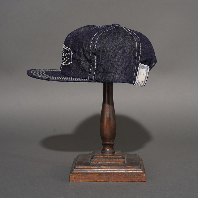 D-00004 / 「TRUCKER CAP - Denim / INDIGO」 ロゴトラッカーキャップ
