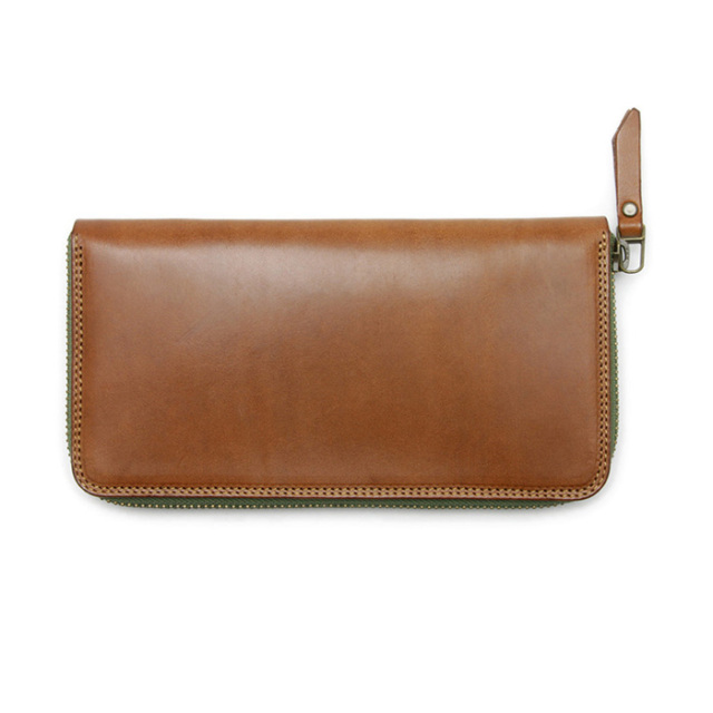 MOTO / モト「FW1 ZIP LONG WALLET / BROWN」ジップロングウォレット
