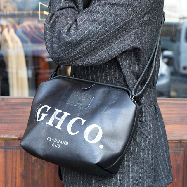 GLAD HAND×HERITAG 「LEATHER SHOULDER FRAME BAG」 レザーショルダー 