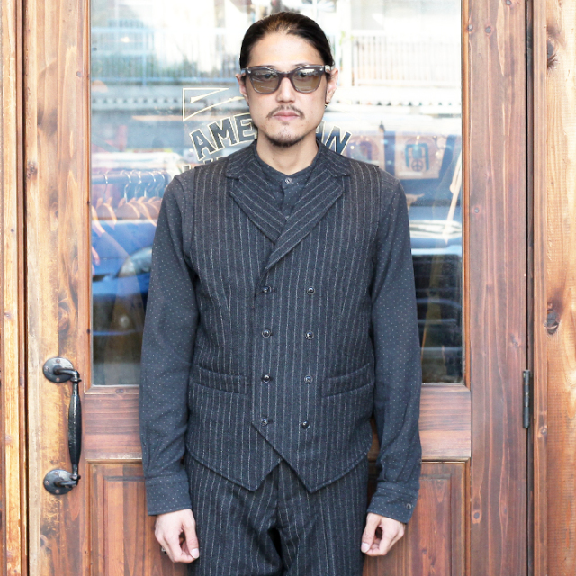 GANGSTERVILLE/ギャングスタービル 「MANHATTAN CLUB - VEST」 杢糸 