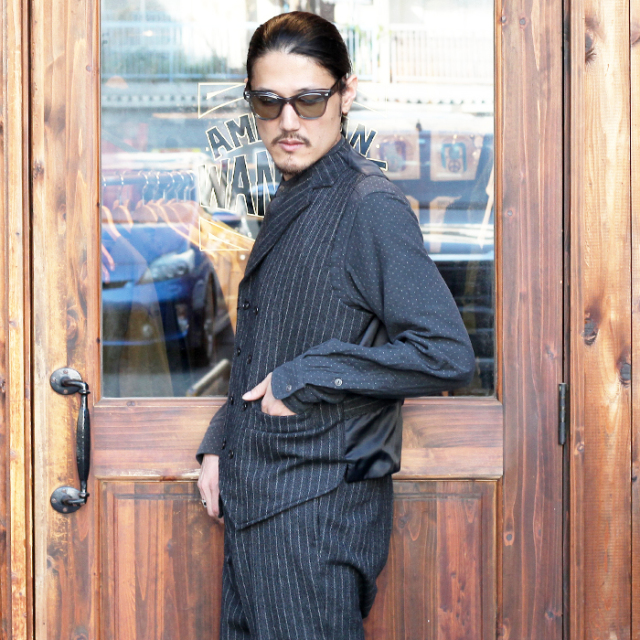 GANGSTERVILLE/ギャングスタービル 「MANHATTAN CLUB - VEST」 杢糸  