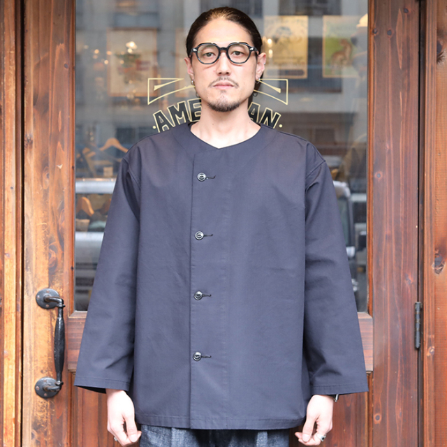 BLACK SIGN/ブラックサイン「Military Sleeping Shirt / Sumi Black」ミリタリースリーピングシャツ