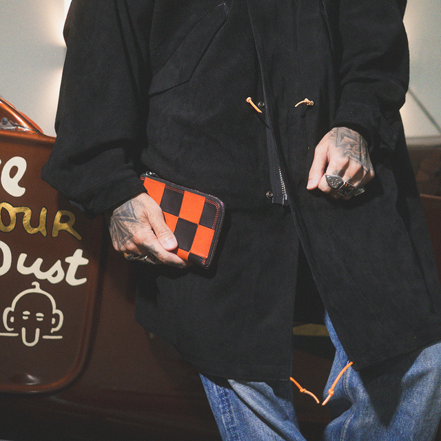 予約販売】WORN CRAFT ×NASTOYS「BLOCKS ART L-ZIP SHORT WALLET