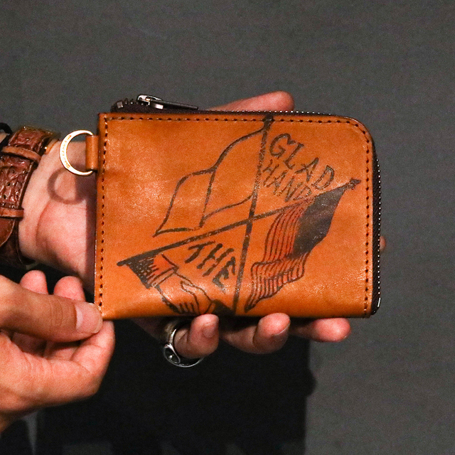 vasco × GLADHAND「LEATHER COIN CASE / BROWN」レザーコインケース