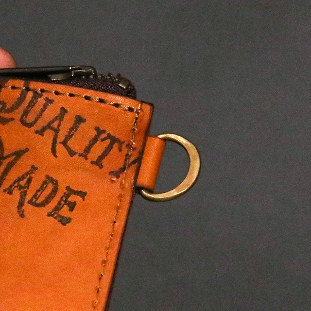 vasco × GLADHAND「LEATHER COIN CASE / BROWN」レザーコインケース