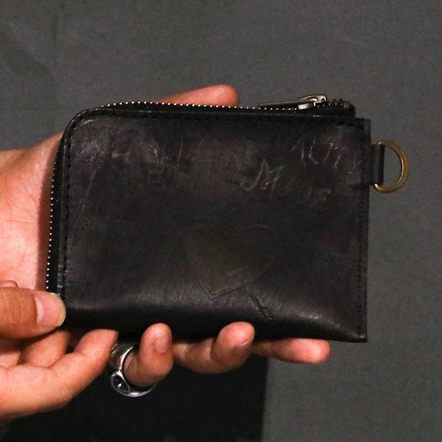 vasco × GLADHAND「LEATHER COIN CASE / BLACK」レザーコインケース
