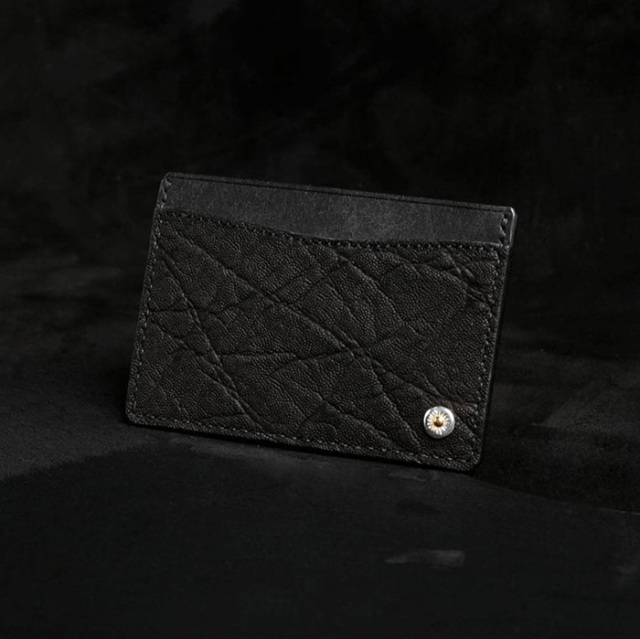 MOTO / モト「CA5 ELEPHANT CARD CASE / BLACK」エレファントレザーカートケース