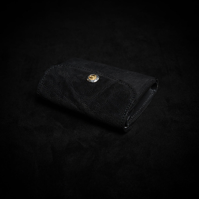 MOTO / モト「W10 ELEPHANT COMPACT WALLET / BLACK」コンパクト