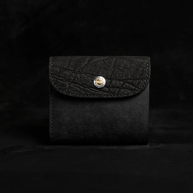 MOTO / モト「W5 ELEPHANT SHORT WALLET / BLACK」ショートウォレット
