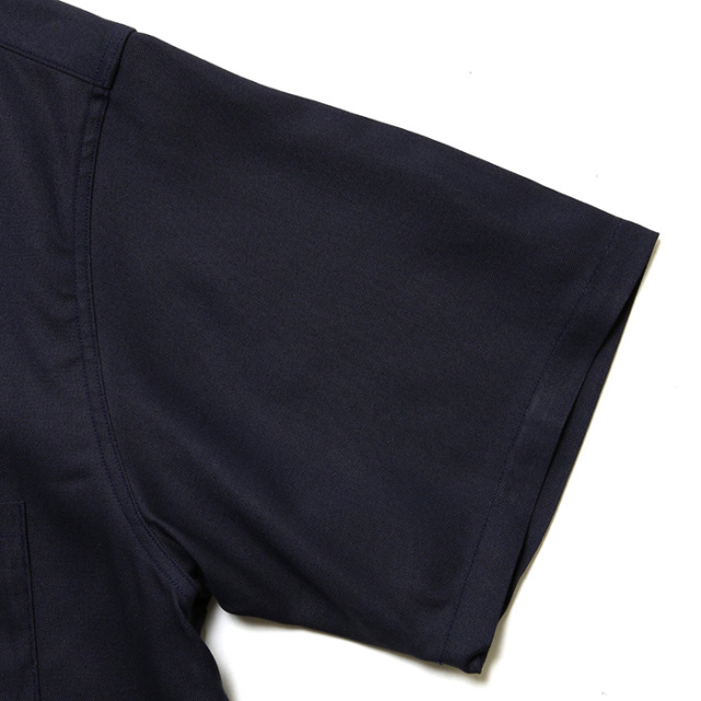 美品 MOTOR モーター レーヨン 半袖シャツ ネイビー Lサイズ MOTOR / モーター「RAYON SHORT SLEEVE OPEN COLLAR SHIRTS