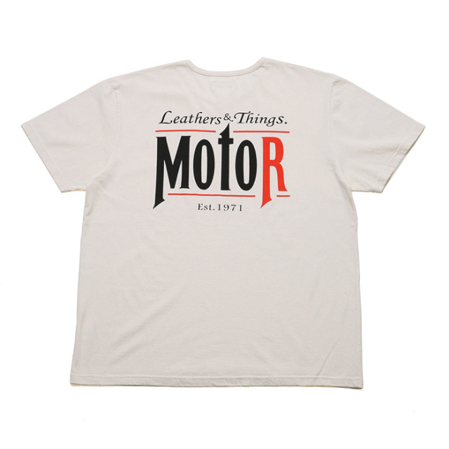 MOTOR / モーター「CIGARETTE DESIGN T-SHIRTS / WHITE」シガレットデザインプリントTシャツ